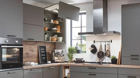 Cozinha Nobilia Touch 334 – Cinzento ardósia supermate – foto 2