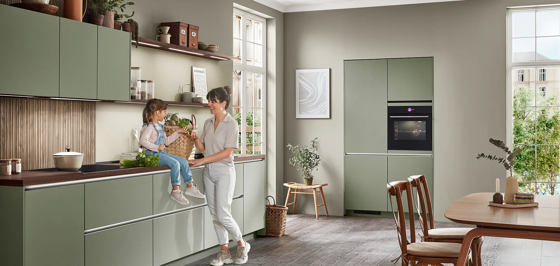 Cozinha Nobilia Senso 495 – Oliva Premium mate – foto 1