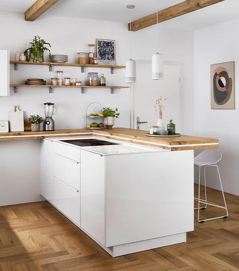 Cozinha Nobilia Novalux 516 – Branco alpino brilho – foto 4