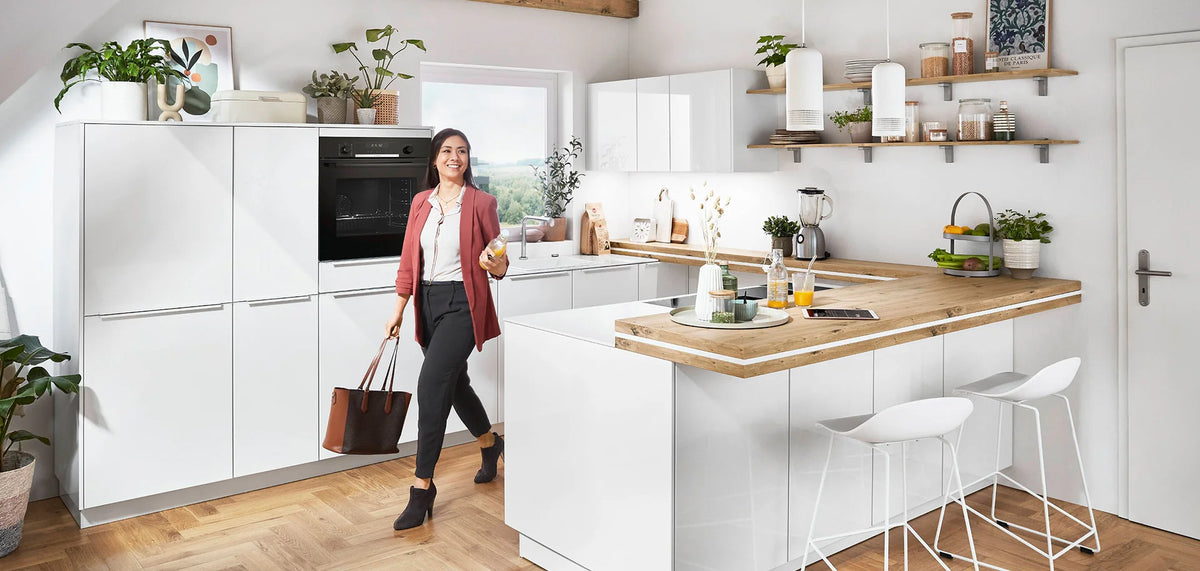 Cozinha Nobilia Novalux 516 – Branco alpino brilho – foto 1