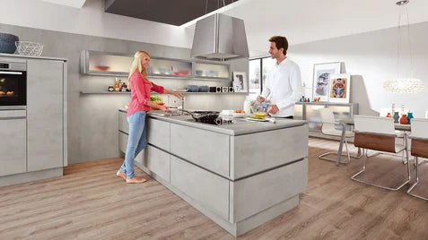 Cozinha Nobilia Riva 892 – Betão cinzento – foto 2