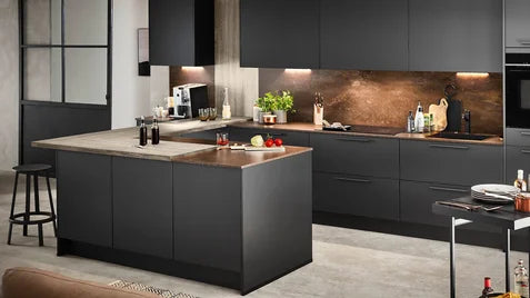 Cozinha Nobilia Easytouch 961 – Preto grafite ultramate – foto 2