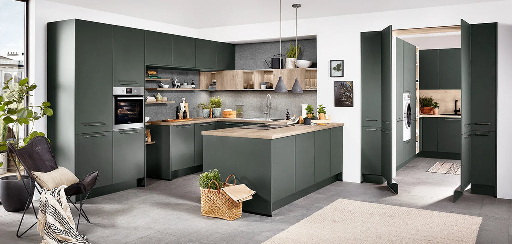 Cozinha Nobilia Easytouch 964 – Verde mineral ultramate – foto 1